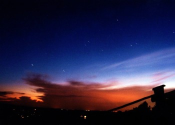 Pnocno-zachodni horyzont 2000.07.25 ~22:00 CWE