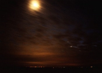 Ksiyc, Wenus i Jowisz 1999.02.20 ~18:10 CSE